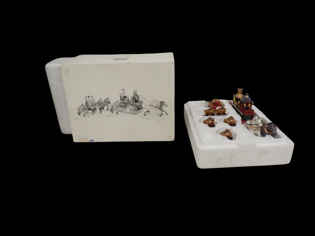 Dept 56 The Fire Brigade of London Town Heritage Village Collection Christmas Village Accessories (1 of 12)