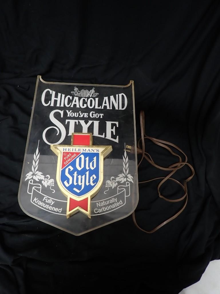 Old Style Beer Sign - Needs a new Light Bulb (1 of 11)