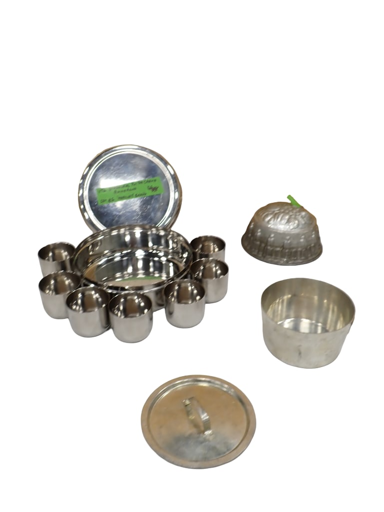 Kitchen Items incl Cordon Bleu Charlotte Mold, Mercury Stainless Pots de Creme Ramekins Kreamer Tin (1 of 10)