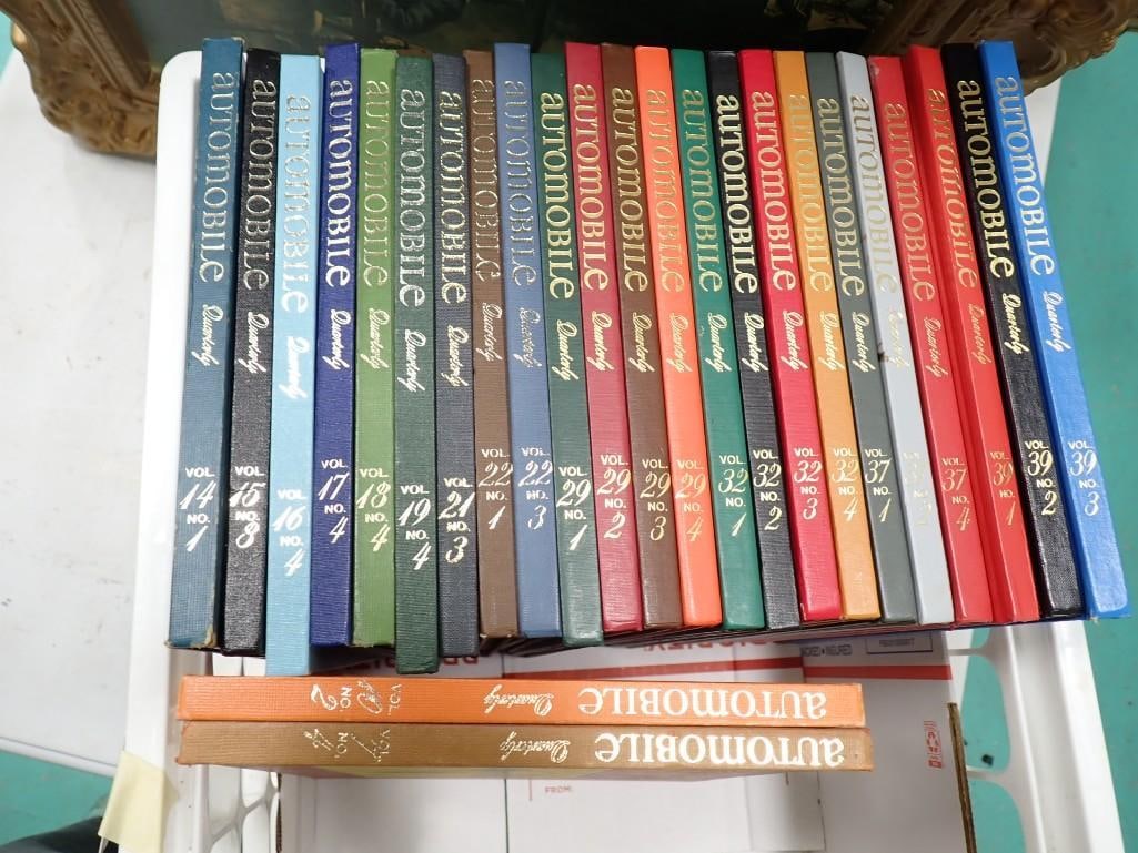 Large Lot of Vintage Automobile Quarterly Hard Cover Books (1 of 8)
