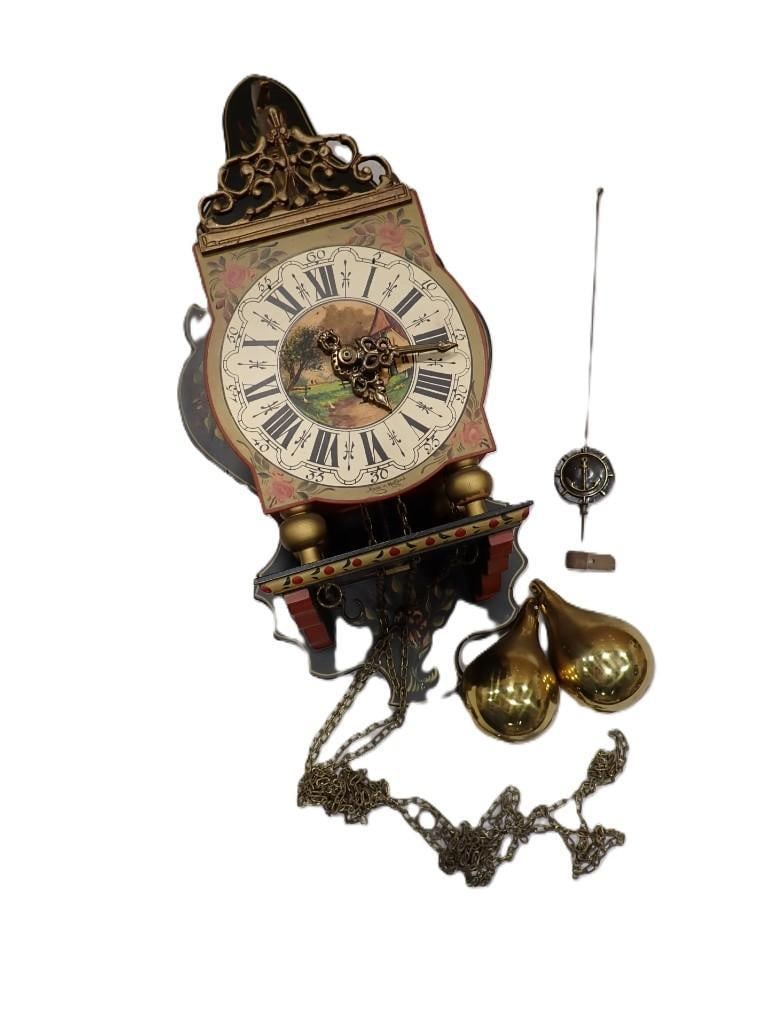 Vintage or Antique Holland / Dutch Mechanical Clock Frisian style - untested (1 of 7)