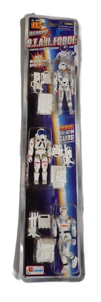 New In Package Lanard S.T.A.R. Force No 3803 Pack of 3 Action Figures with accessories: New In Package Lanard S.T.A.R. Force No 3803 Pack of 3 Action Figures with accessories All pictures are considered part of the description and should be examined carefully by bidders. Live Auctioneers