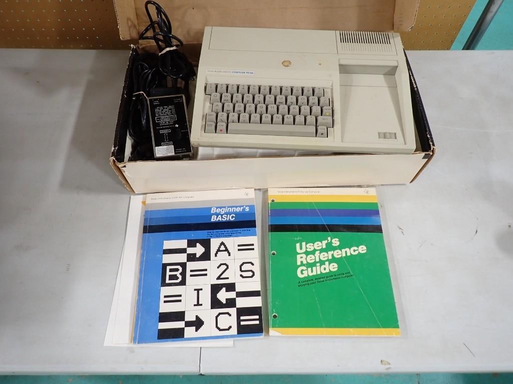 Vintage Texas Instruments Computer 99/4A - Untested with some books (1 of 6)
