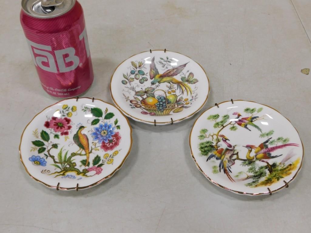 3 Royal Grafton Fine china Plates with Bird Design (1 of 6)