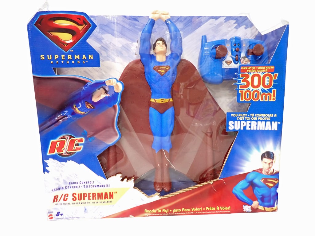 RC Superman Flies up to 300ft. New in Box: RC Remote Controlled Superman Flies up to 300ft. New in Box