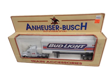 K-Line Anheuser Busch Bud Light Intermodal Semi Truck Train Accessory 1/48 Scale New in Box
