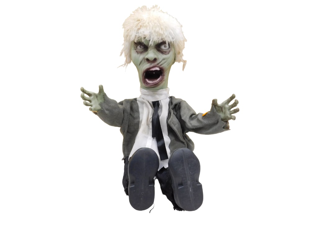 Halloween Mutant Zombie Animated Horror Doll: Halloween Mutant Zombie Animated Horror Doll Condition: tested and works