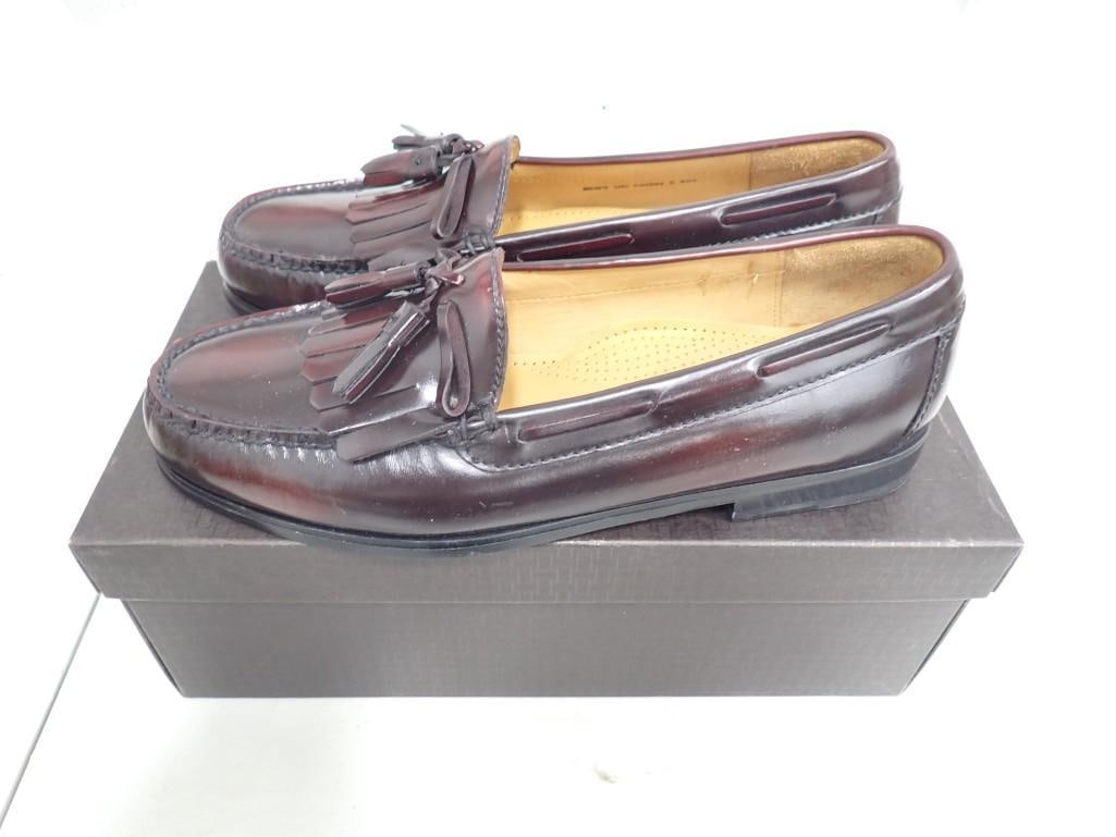 Cole Haan Pinch Shawl Bow II Burgundy Dress Shoes Size 10 (1 of 8)