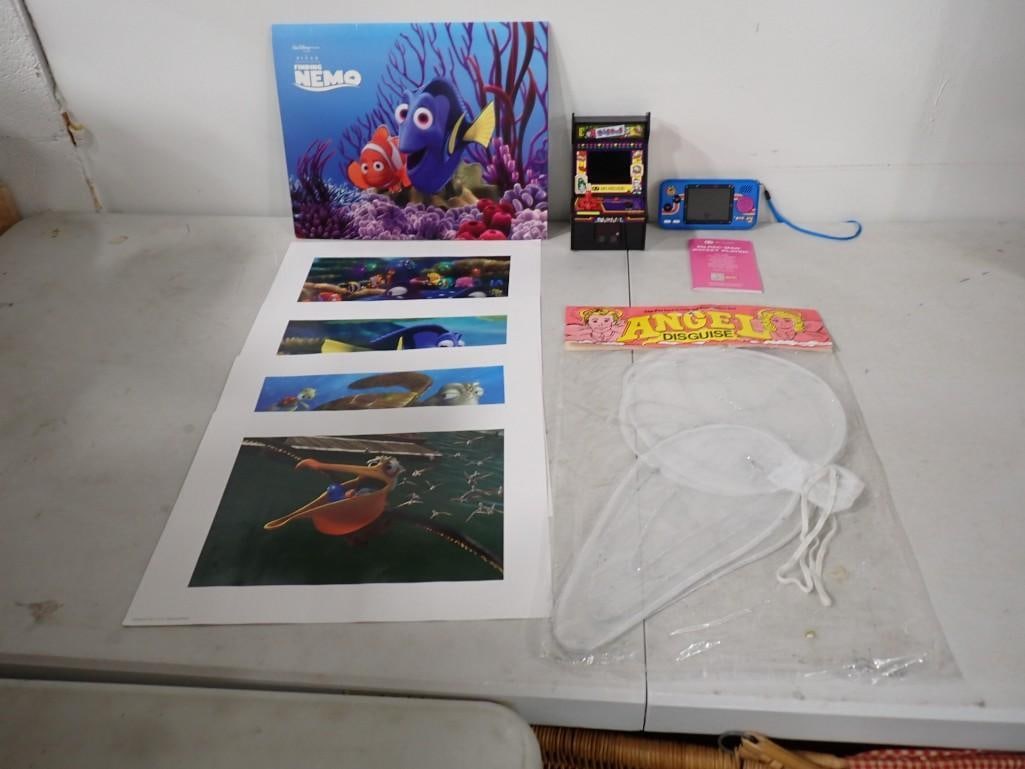 Toy / Collectibles Lot including Finding Nemo, Angel Disguise, Dig Dug and Pac Man Mini LCD Games (1 of 6)