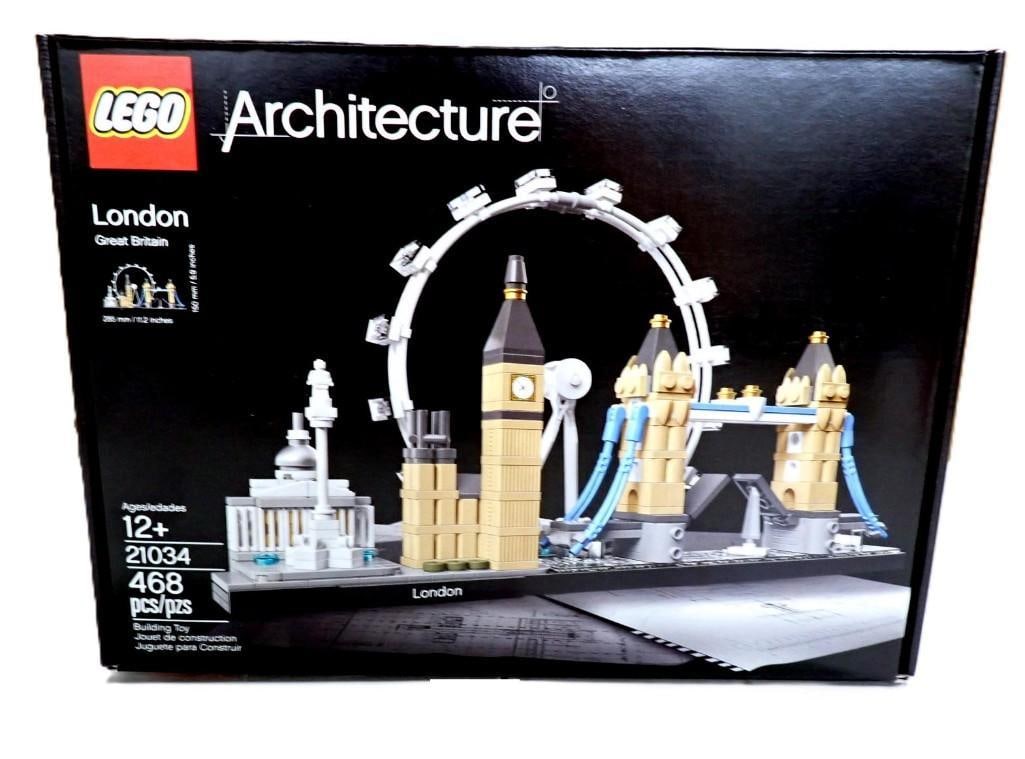Lego Architecture Series London 21034 - Still Sealed: Lego Architecture Series London 21034 - Still Sealed All pictures are considered part of the description and should be examined carefully by bidders. Live Auctioneers is now offering Live Shipping thr