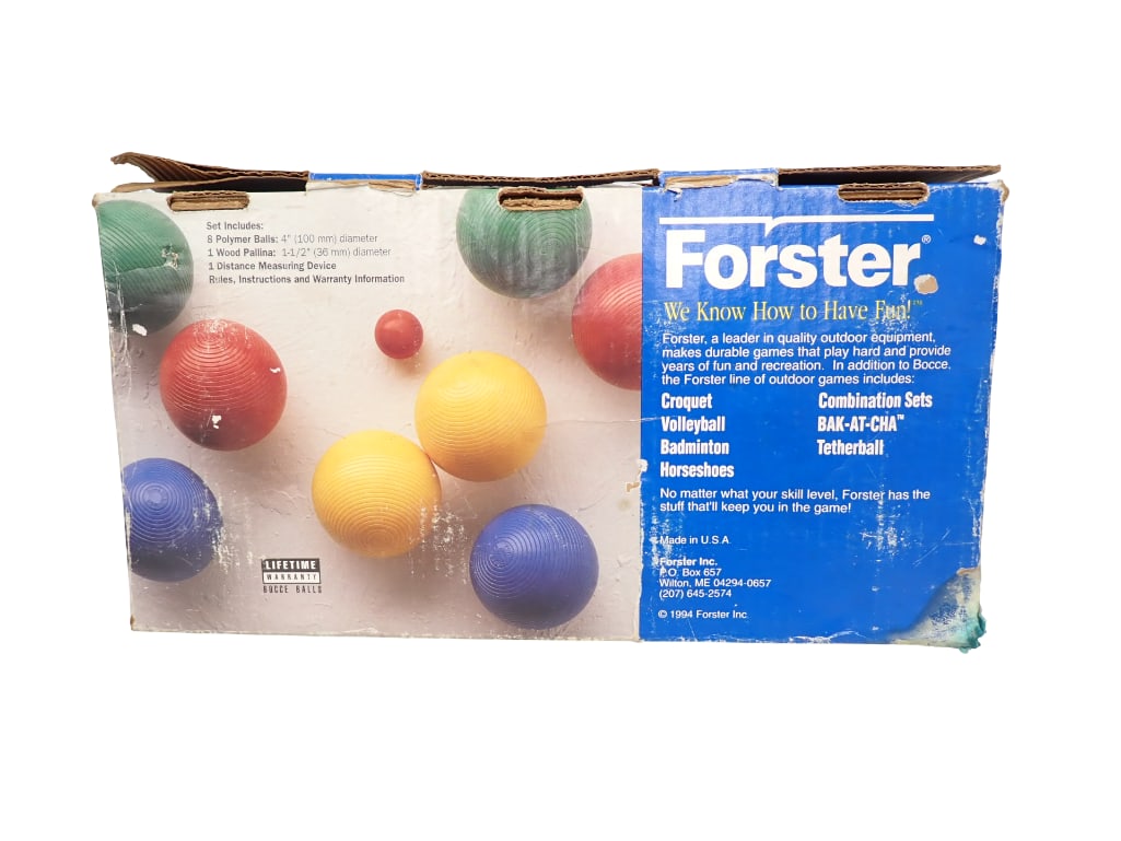 Forster Bocce Ball Set Complete in Original Box (1 of 6)