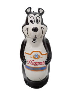 Vintage Hamm's Beer Bear Decanter: Vintage Hamm's Beer Bear Decanter . A nice Hamm's Beer advertising piece. All pictures are considered part of the