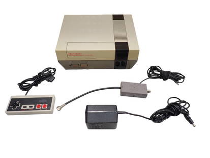 Nintendo Entertainment System NES Console with 1 Controller and Power Cord: Nintendo Entertainment System NES Console with 1 Controller and Power Cord&#160; Condition:&#160; untested, includes everything shown in the pictures.  All pictures are considered part of the descript