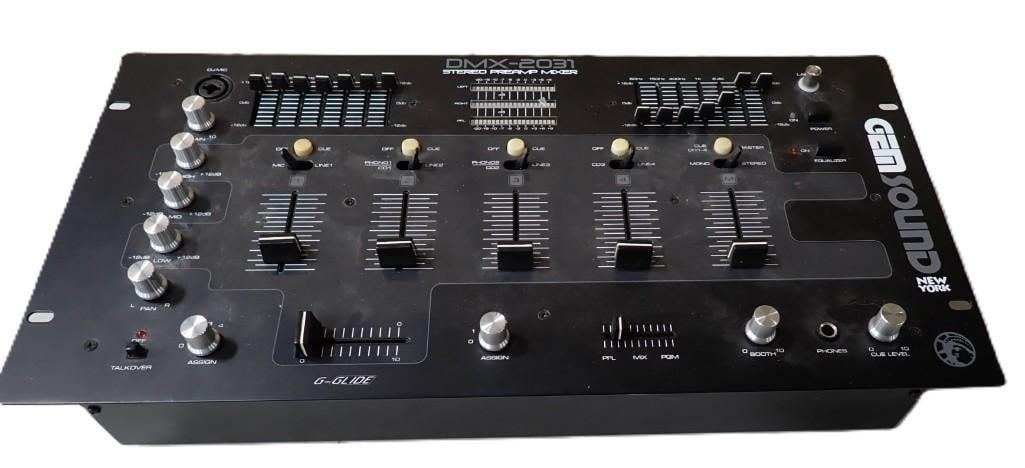 Gem Sound New York DMX-2031 Stereo Preamp Mixer - Untested (1 of 5)