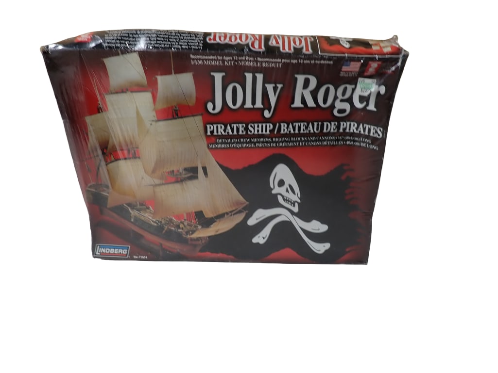 Lindberg Jolly Roger Pirate Ship Model Kit Factory Sealed (1 of 4)