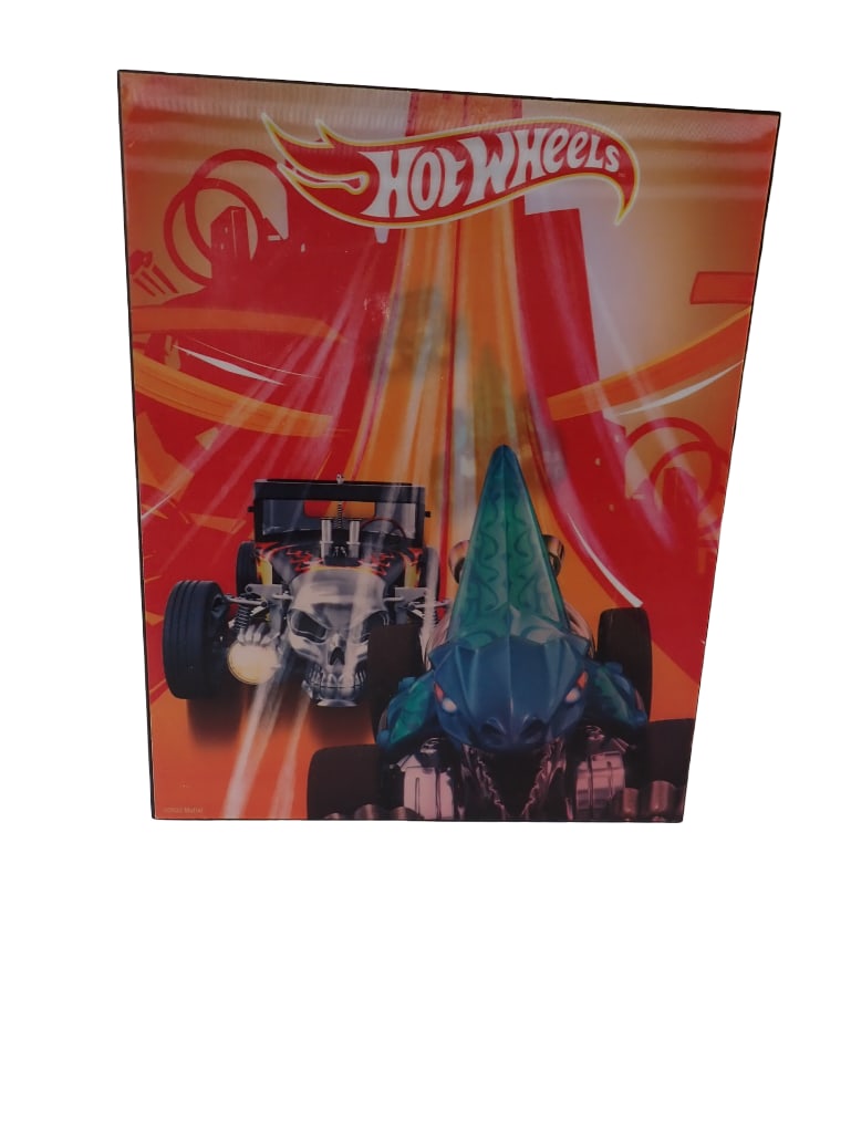 Hot Wheels Lenticular Wall Sign - roughly 13x16" (1 of 2)