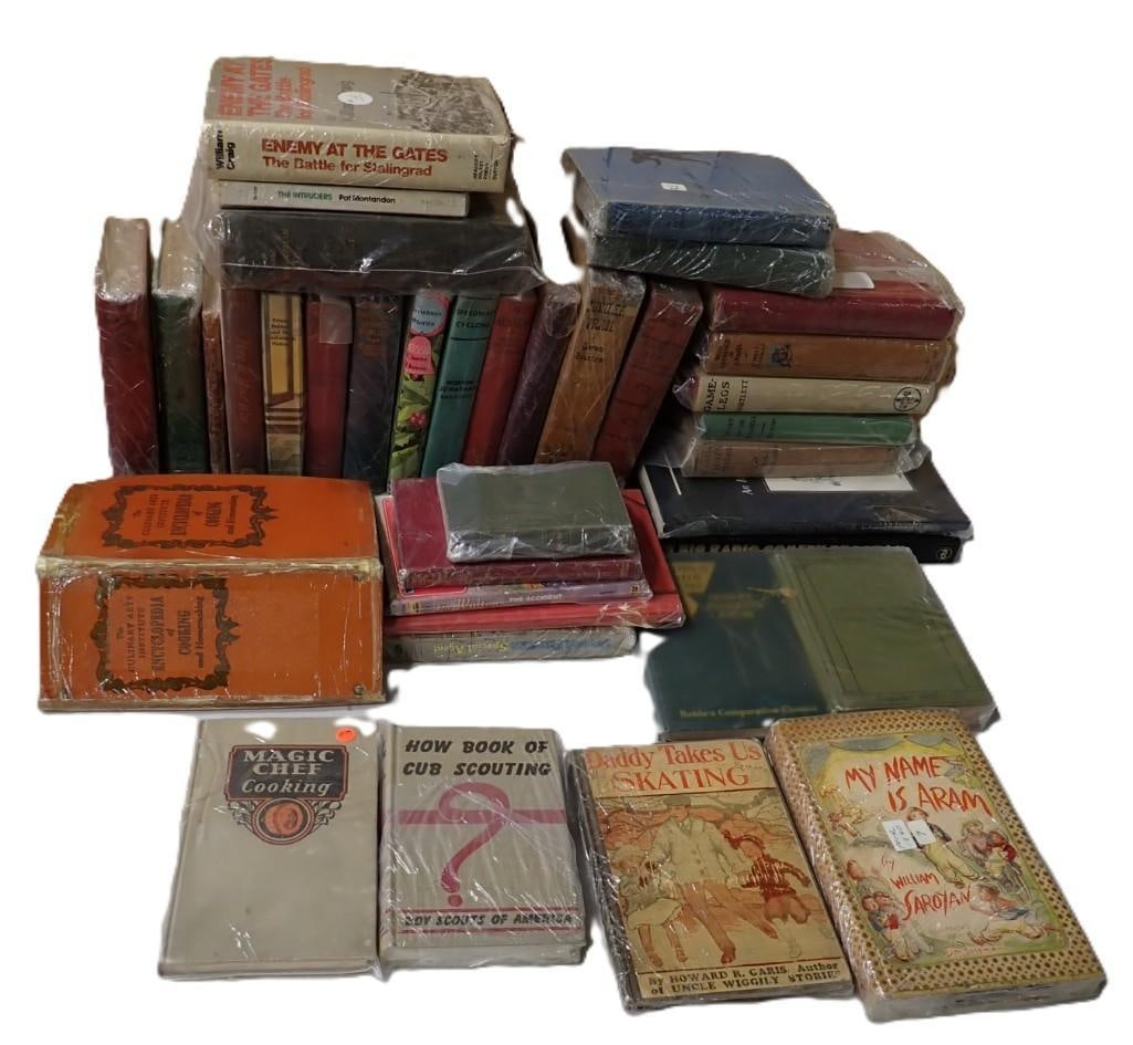 Vintage Book Lot including Classics, Boy Scouts / Cub Scouts, Hard Cover, etc. (1 of 10)