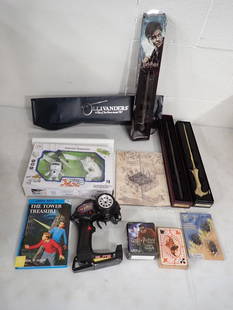Collectibles incl Sirius Black Wand, Voldemort Wand, Harry Potter's Wand, Harry Potter Golden Snitch: Collectibles incl Sirius Black Wand, Voldemort Wand, Harry Potter&#39;s Wand, Harry Potter Golden Snitch, Wizard Cards, Flight M.N Flying Spaceman Mini Flying Drone, The Marauder&#39;s Map, etc  All p