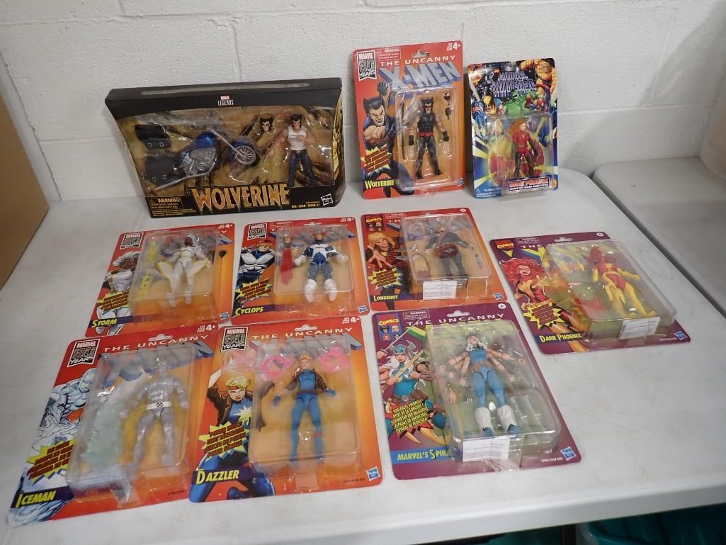 New in Package Action Figures incl Wolverine Set with Motorcycle and Figure,  Dark Phoenix, (1 of 9)