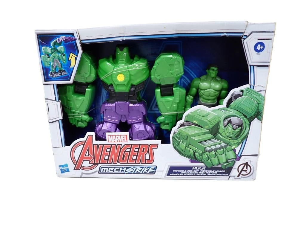 Marvel Avengers Mech Strike Incredible Hulk New in Package Action Figure Set (1 of 7)
