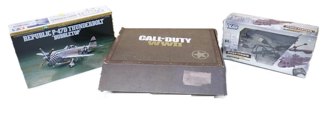 Call of Duty Box Set, Republic P-470 Thunderbolt 1:72 Scale Model Kit, RC Helicopter (1 of 8)