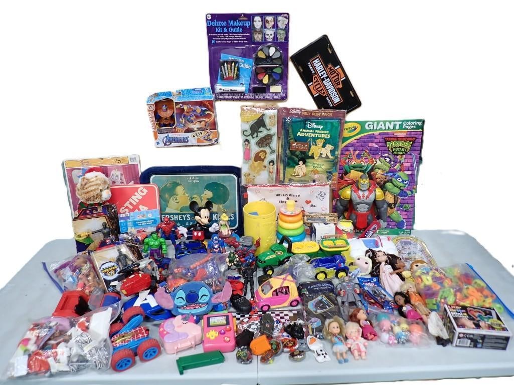 Big Toy / Misc. Lot including Hershey's Advertising, TMNT, Halloween Makeup, Action Figures, Funko, (1 of 13)