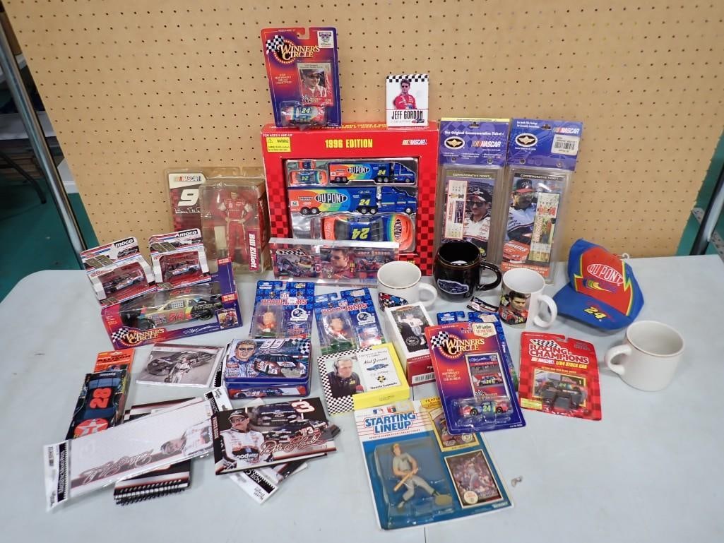 Sports Lot incl Starting Lineup Figure, Nascar Collectibles, Etc (1 of 14)
