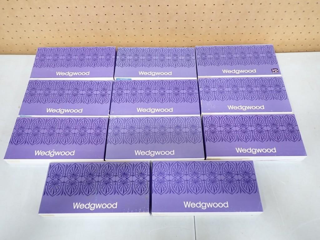 11 Boxes of Wedgwood Jasperware Plates 2 in Each Box for a Total of 22 Plates (1 of 9)