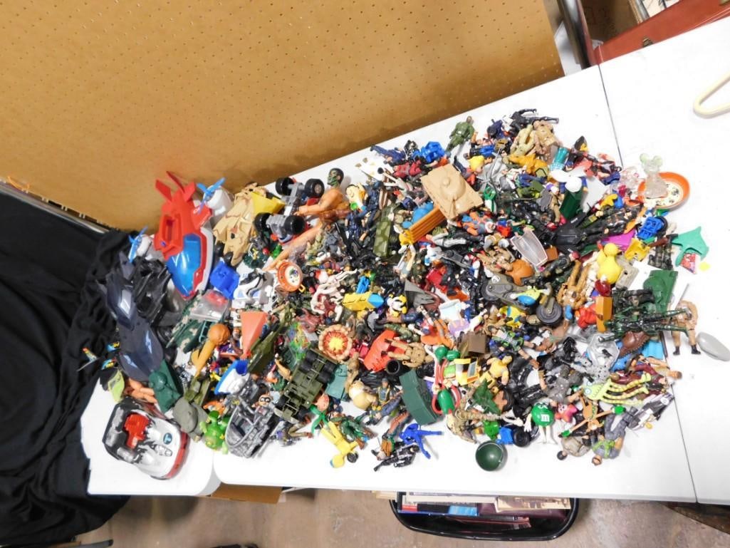 Large Bin full of assorted Toys and Action Figures, etc. (1 of 14)