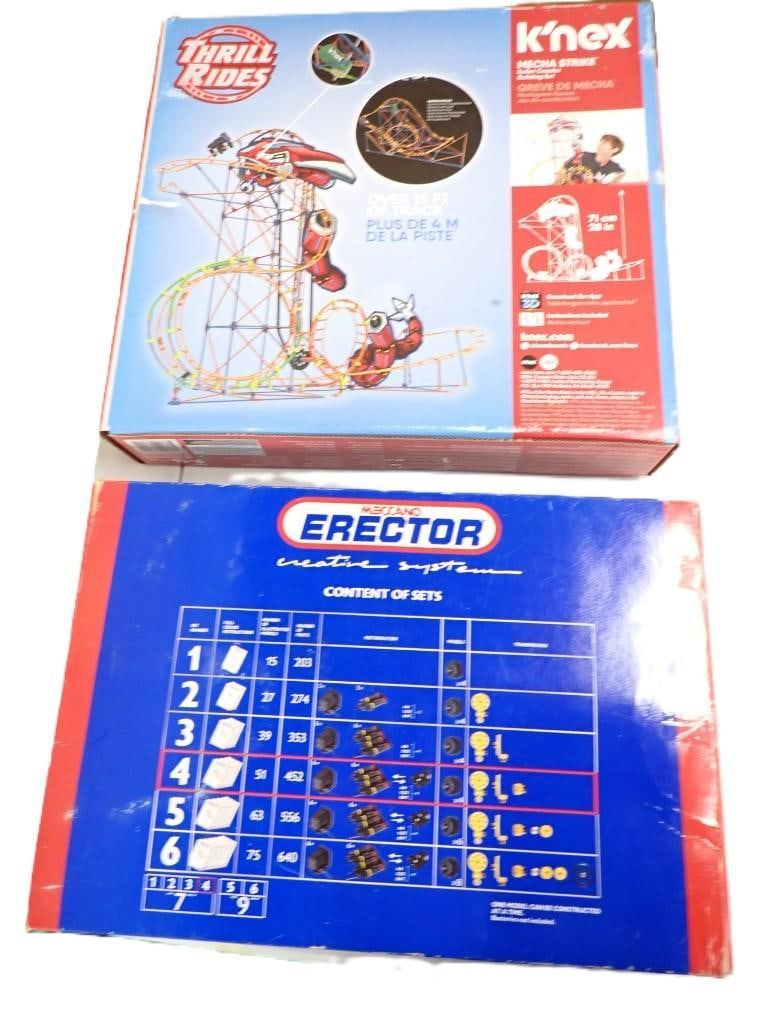 Toy Lot including Erector Set and K'nex Roller Coaster Set (1 of 8)
