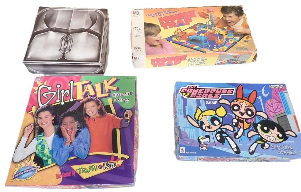 Game Lot including Girl Talk, Mouse Trap, Powerpuff Girls, Star Wars Monopoly (1 of 6)
