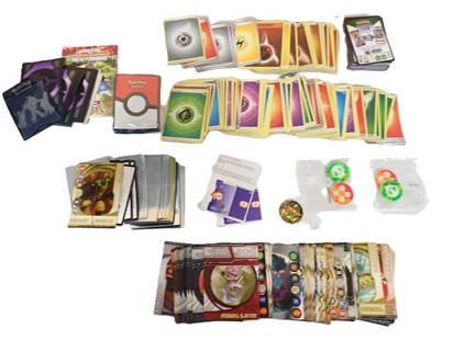Lot of Pokemon and other Strategy Game Cards, Bakugan, etc.: Lot of Pokemon and other Strategy Game Cards, Bakugan, etc. All pictures are considered part of the description and should be examined carefully by bidders. Live Auctioneers is now offering Live Shipp