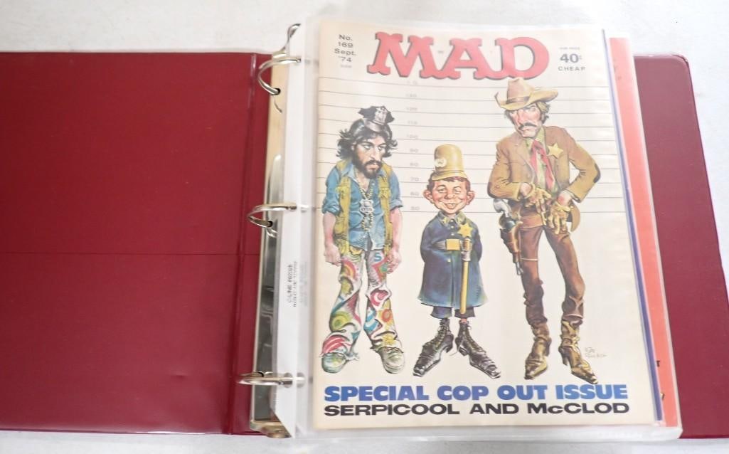 Binder of Vintage Mad Magazines (1 of 9)