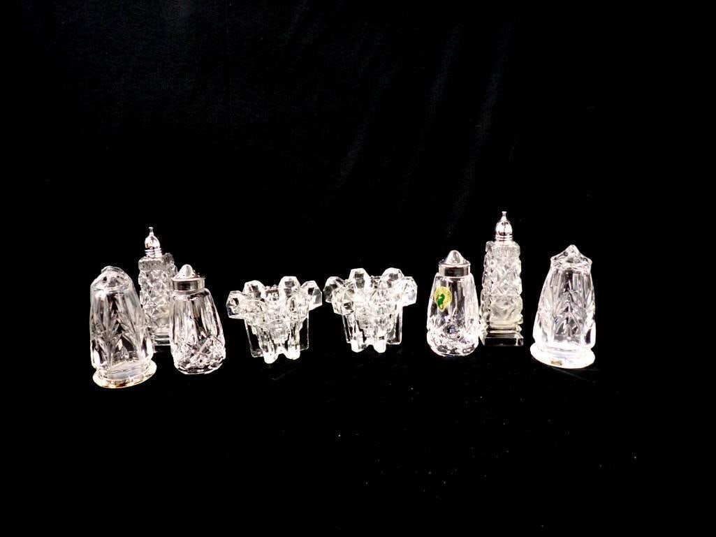 Assorted Crystal Lot including Waterford, Salt and Pepper Shakers, etc. (1 of 4)