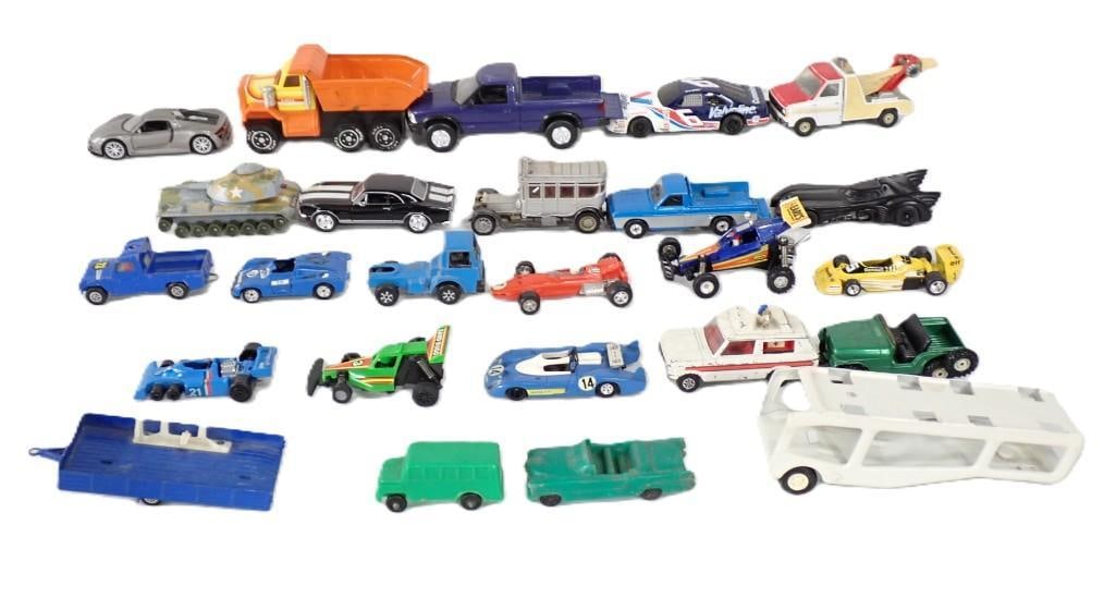 Large Lot of assorted Toy Cars, Trucks, Trailers, including Corgi, Vintage, etc. (1 of 10)