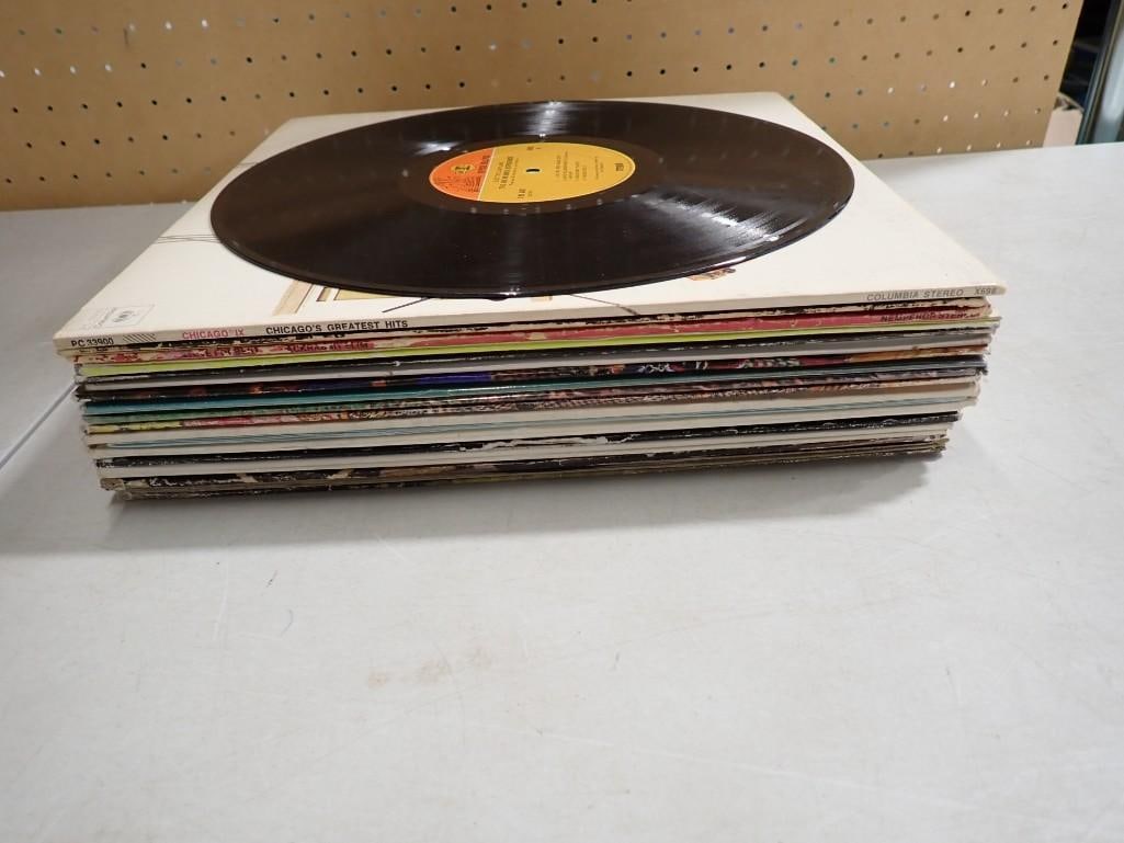 Lot of Vinyl Records 33 RPM LPs incl Steppenwolf, Steve Forbert, Chicago, Mr Rogers, Joe Wise, (1 of 6)