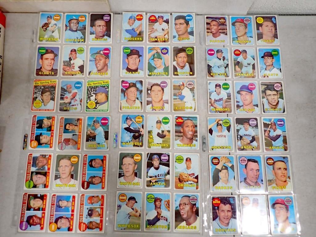 1969 Topps Baseball Cards 54 Total Incl Jim Palmer HOF, Willie Stargell HOF, Tony Perez HOF, Gaylord (1 of 11)