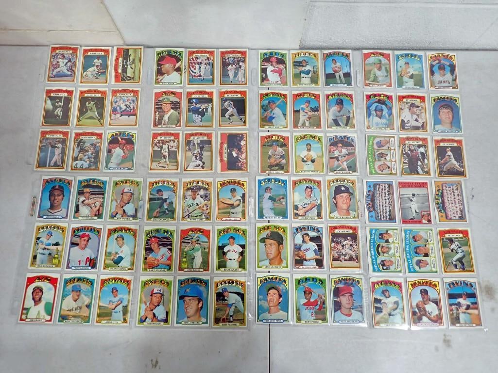 1972 Topps Baseball Cards 72 Total incl All 8 World Series Cards (1 of 13)