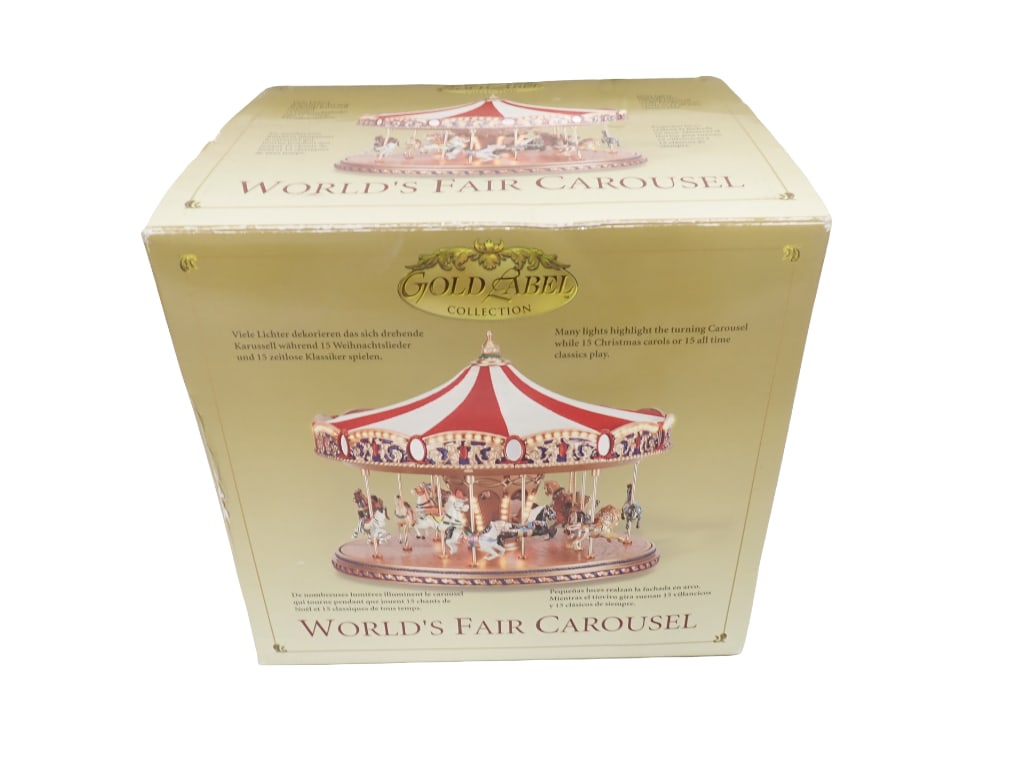 WORLD'S FAIR CAROUSEL ゴールドレーベルコレクション Mr. Christmas Gold Label Collection World's Fair Carousel | eBay