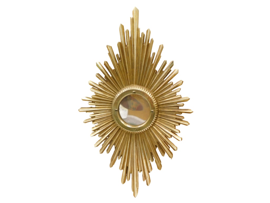 Vintage MCM Syroco Atomic Sunburst Wall Mirror Mid Century Modern (1 of 8)