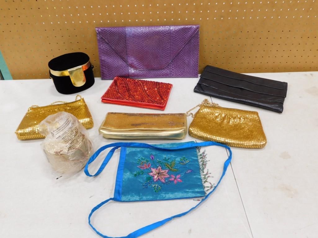 Lot of Purses, Handbags, Etc incl Beaded, Gold Mesh, Etc (1 of 9)