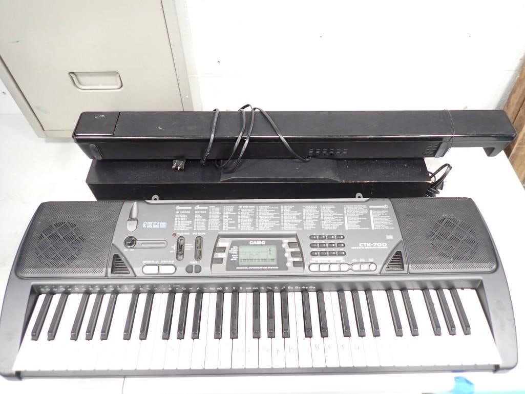 Casio CTK-700 Keyboard plus iLive ITPW891B 37" Sound Bar and Wireless Subwoofer SW311B (1 of 7)