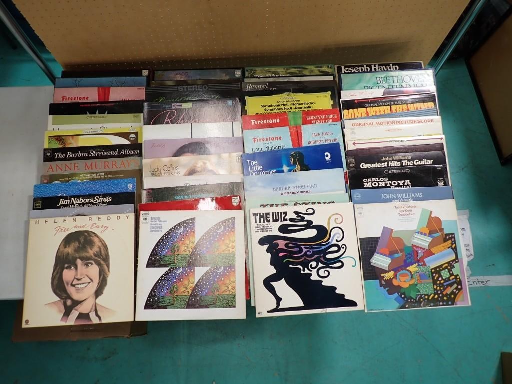 Vinyl Record Albums including Anne Murray, Judy Collins, The Wiz, Helen Reddy, John Williams, Streis: Vinyl Record Albums including Anne Murray, Judy Collins, The Wiz, Helen Reddy, John Williams, Streisand, etc. All pictures are considered part of the description and should be examined carefully by bi