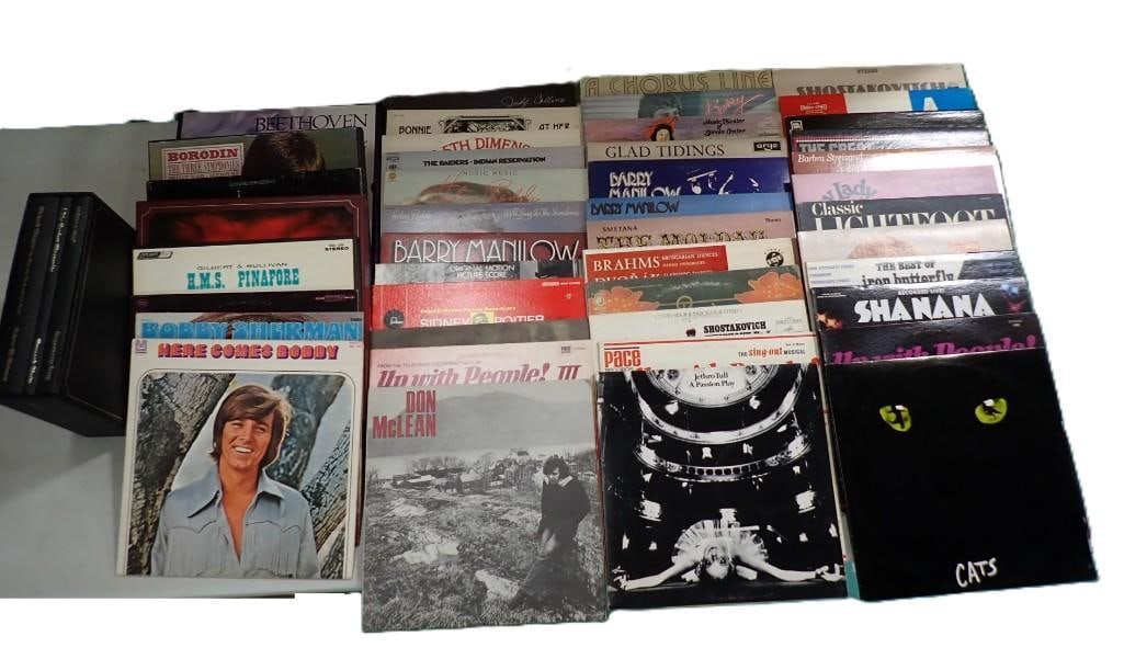Vinyl Record Albums including Shanana, Barry Manilow, Don McLean, Jethro Tull, 5th Dimension, Cats (1 of 10)