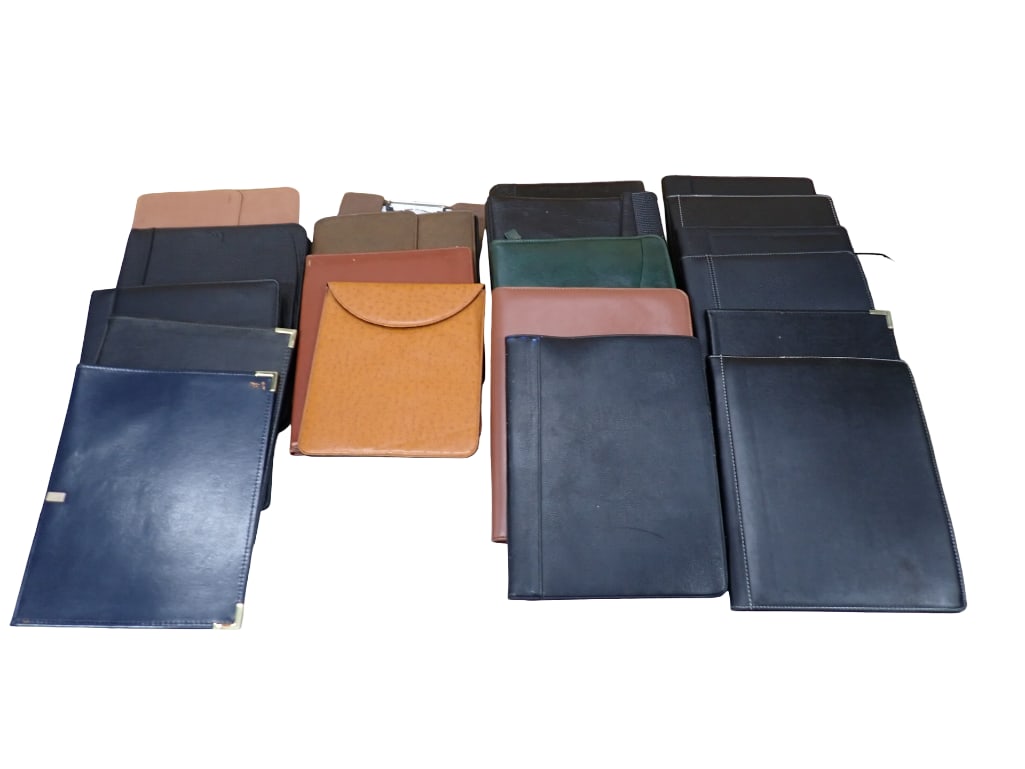 Movie or TV Prop Portfolios, Clipboard, etc: Lot of Movie or TV Prop Portfolios, Clipboard, etc NO COA or Paperwork The consignor worked on multiple movies and TV shows and this lot may have been in any of the following: Empire, Zoobiquity, Love