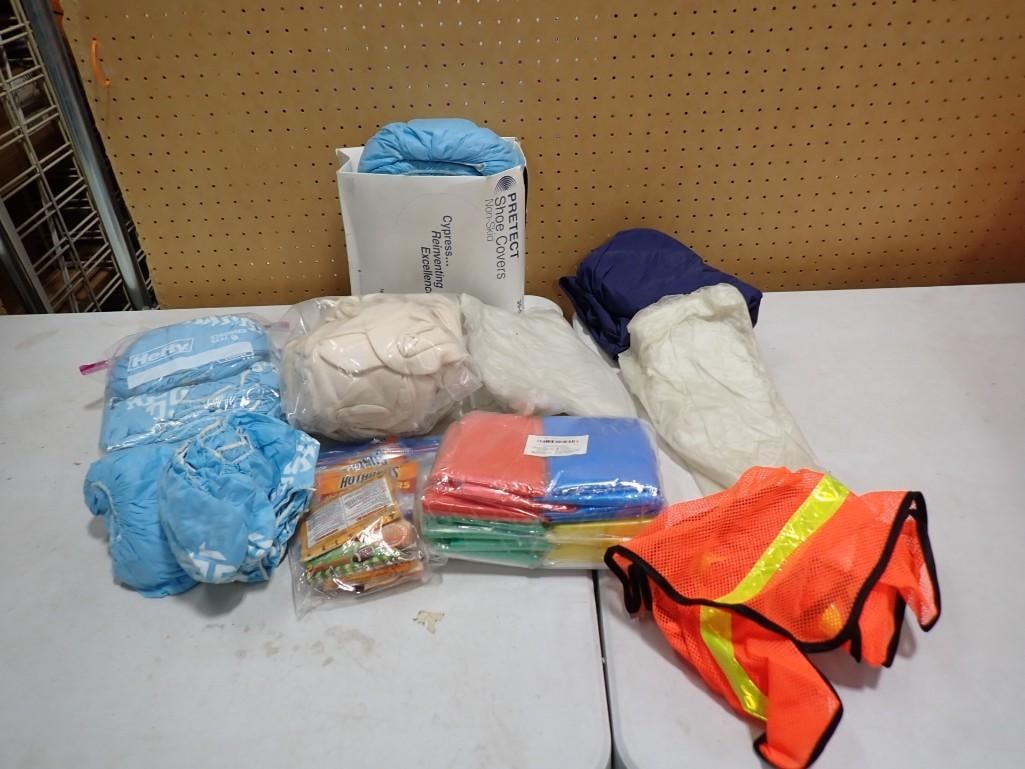 Disposable Shoe Covers, Rain Covers, Safety Vest, Etc Movie  or TV Props or Set Items (1 of 9)