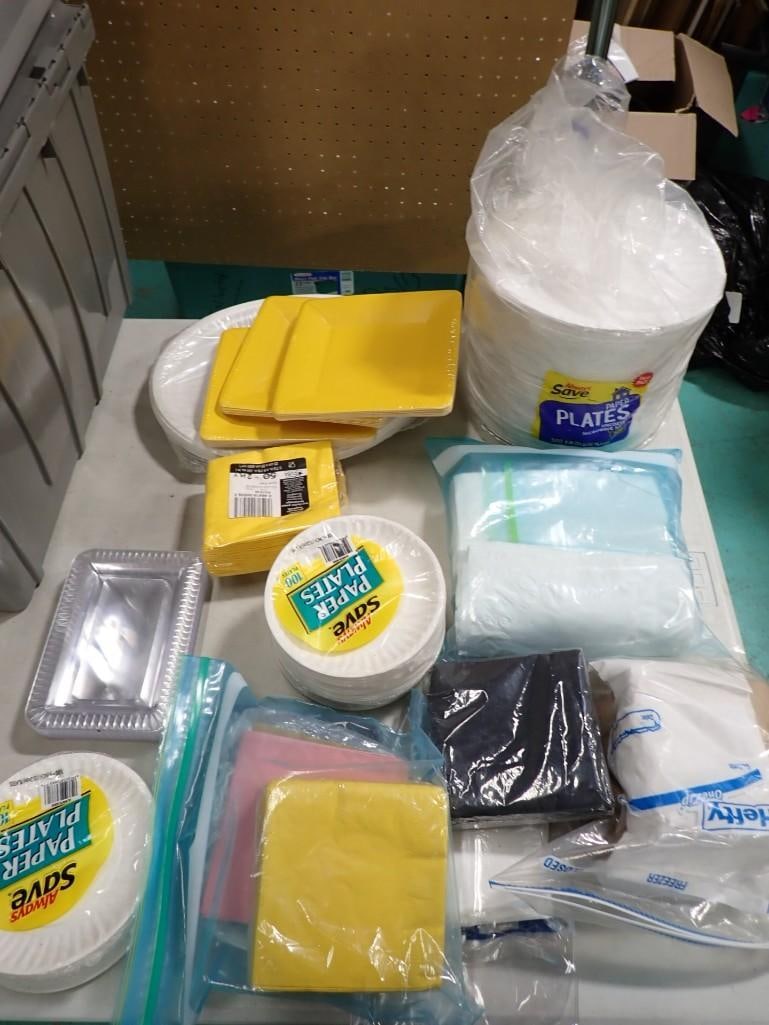 Paper Plates, Napkins, Etc (1 of 9)