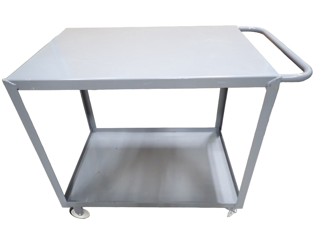 Uline Metal Utility Cart 42"x24"x35" (1 of 8)