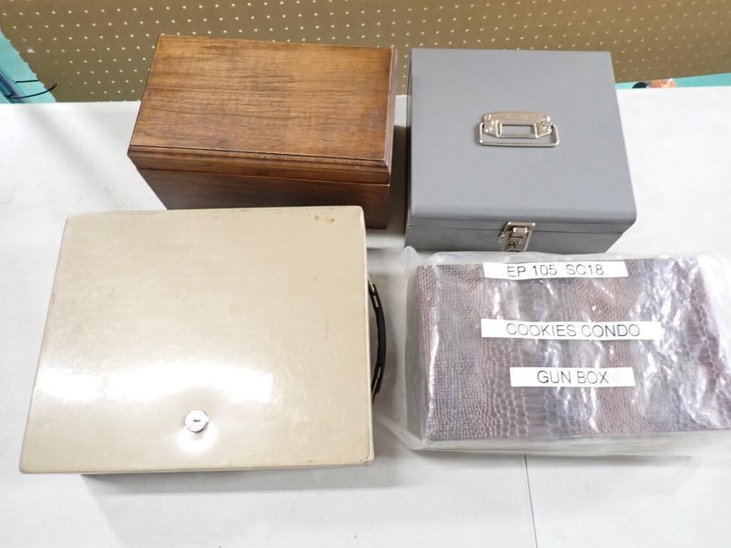 Empire TV Show Prop EP 105 Sc 18 Cookies Condo Gun Box with Leopard Print Gloves Plus Other Boxes, E: Empire TV Show Prop EP 105 Sc 18 Cookies Condo Gun Box with Leopard Print Gloves Plus Other Boxes, Etc NO COA or Paperwork The consignor worked on multiple movies and TV shows and this lot may have be