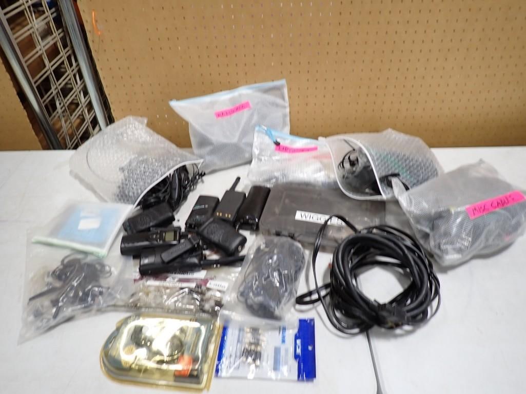 Large Lot of assorted Walkie Talkies / Headsets - Untested and these may all be props for TV or Movi: Large Lot of assorted Walkie Talkies / Headsets - Untested and these may all be props for TV or Movies NO COA or Paperwork The consignor worked on multiple movies and TV shows and this movie or TV pro